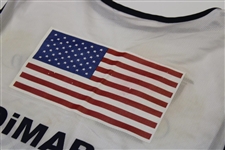 Chris DiMarco's Match Clinching Used 2005 The President's Cup Caddy Bib - Winning Putt!