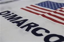 Chris DiMarco's Match Clinching Used 2005 The President's Cup Caddy Bib - Winning Putt!