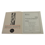 1934 Augusta National Invitational (Masters) Official Program