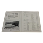 1934 Augusta National Invitational (Masters) Official Program