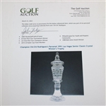 Champion Chi-Chi Rodriguez's Personal 1991 Las Vegas Senior Classic Crystal Winner's Trophy