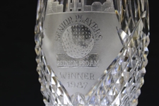Champion Chi-Chi Rodriguez's Personal 1987 Senior Players Reunion Pro-Am Crystal Winner's Trophy