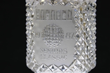 Champion Chi-Chi Rodriguez's Personal 1987 Digital Seniors Classic Crystal Winner's Trophy