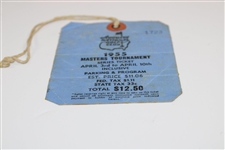 1955 Masters Tournament SERIES Badge #1723 - Cary Middlecoff Winner