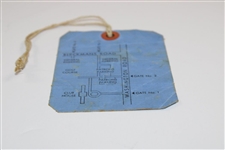 1955 Masters Tournament SERIES Badge #1723 - Cary Middlecoff Winner