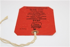 1956 Masters Tournament SERIES Badge #5063 - Jack Burke Winner