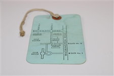 1956 Masters Tournament Third Rd Saturday Ticket #1959 - Jack Burke Winner