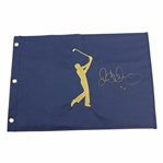 Rory McIlroy Signed The Players Undated Navy Embroidered Flag JSA ALOA
