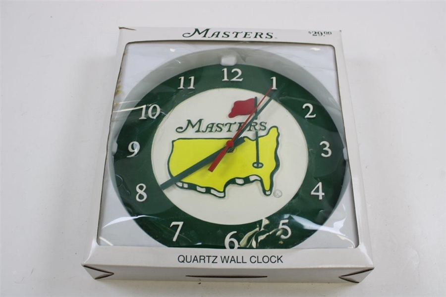 Classic Masters Tournament Green/White Circular Wall Clock - Works
