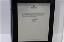 Tiger Woods’ 2000 PGA Valhalla “Tiger Slam” Tournament Used 18th Hole Cup with Letter