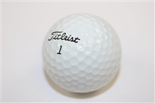 Tiger Woods Early Signed Titleist 1 Pro-Traj 100 Golf Ball - Earliest Known? JSA FULL #XX54622