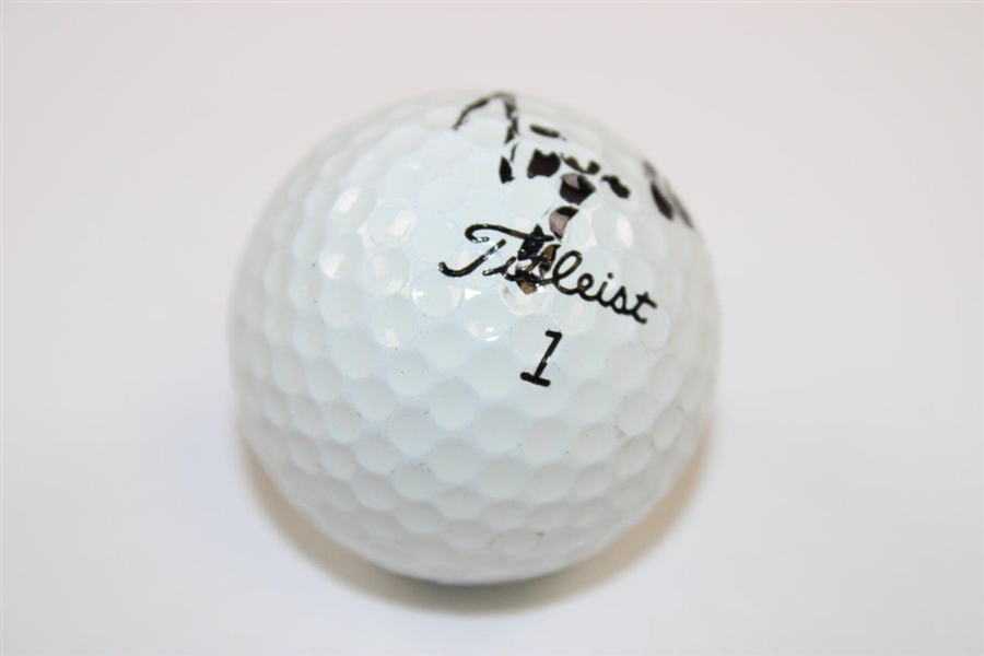 Tiger Woods Early Signed Titleist 1 Pro-Traj 100 Golf Ball - Earliest Known? JSA FULL #XX54622