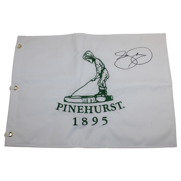 Jason Day Signed Pinehurst '1895' Embroidered White Flag JSA ALOA