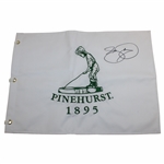 Jason Day Signed Pinehurst 1895 Embroidered White Flag JSA ALOA
