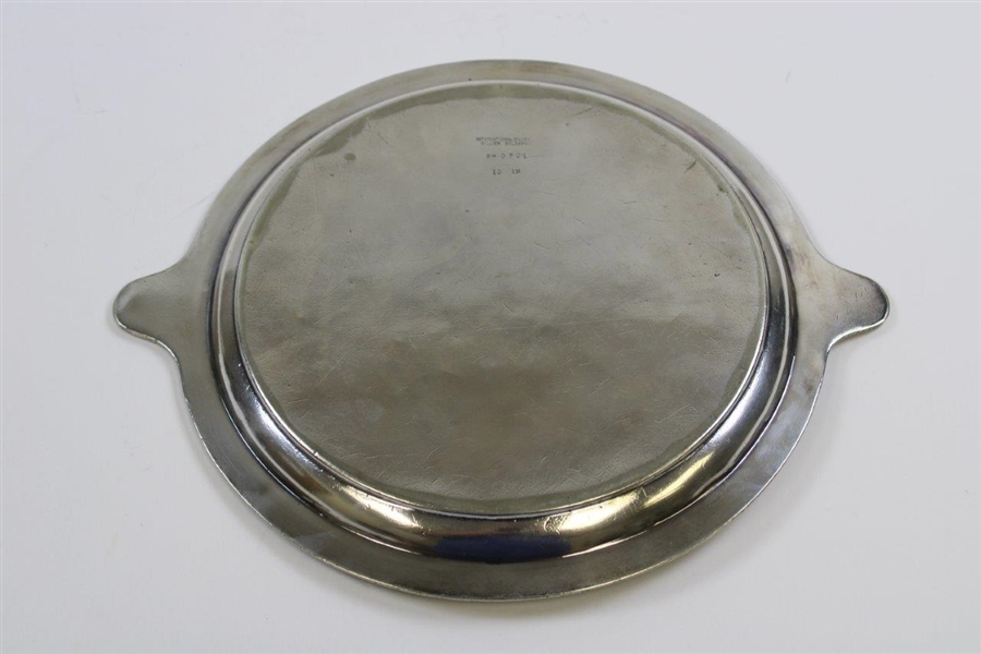 Vintage 1925 Olympic Club Logo International Silver Soldered Golf Tray Plate 