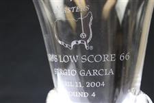 Sergio Garcia's 2004 Masters Sunday Final Round Low Score Vase Trophy