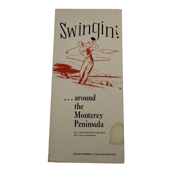 Circa 1940's-50's 'Swingin…Around The Monterey Peninsula' Travel Brochure