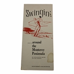 Circa 1940s-50s Swingin…Around The Monterey Peninsula Travel Brochure