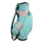 So Yeon Ryu Tour Used LPGA Tour Staff Teal Vessel Golf Bag at 2019 US Women's Open - Runner Up!