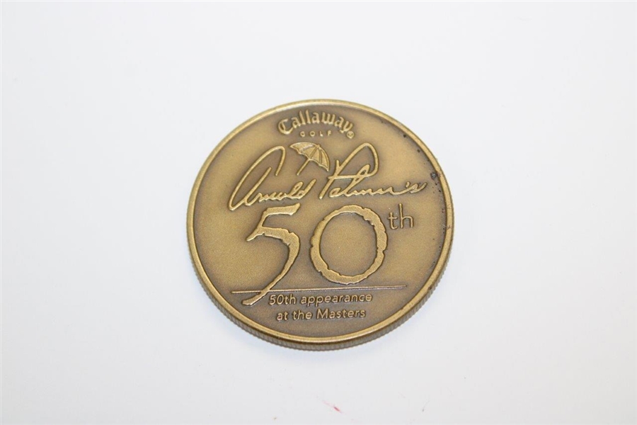 2004 Arnold Palmer Masters Commemorative Coin - April 8-11, 2004