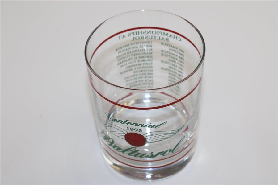 1995 Baltusrol Centennial Commemorative Drinking Glass