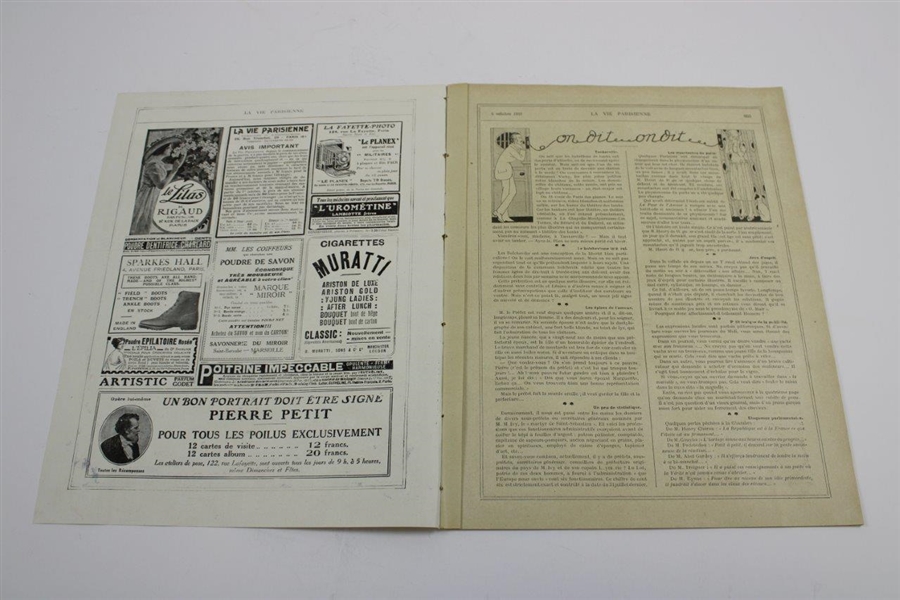 1918 French La Vie Parisienne Complete Magazine - October