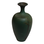 Weller Dickens Ware Pottery Vase Featuring Male Golfer