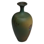 Weller Dickens Ware Pottery Vase Featuring Male Golfer