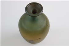 Weller Dickens Ware Pottery Vase Featuring Male Golfer