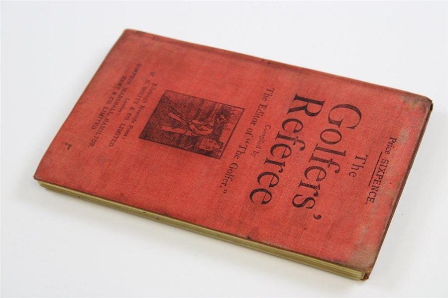 1897 The Golfer's Referee 1st Edition Book by W. Dalrymple