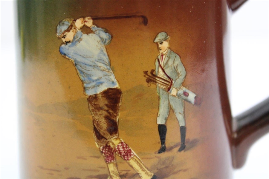 Circa 1900 Budde & Westerman Hand Painted Stein