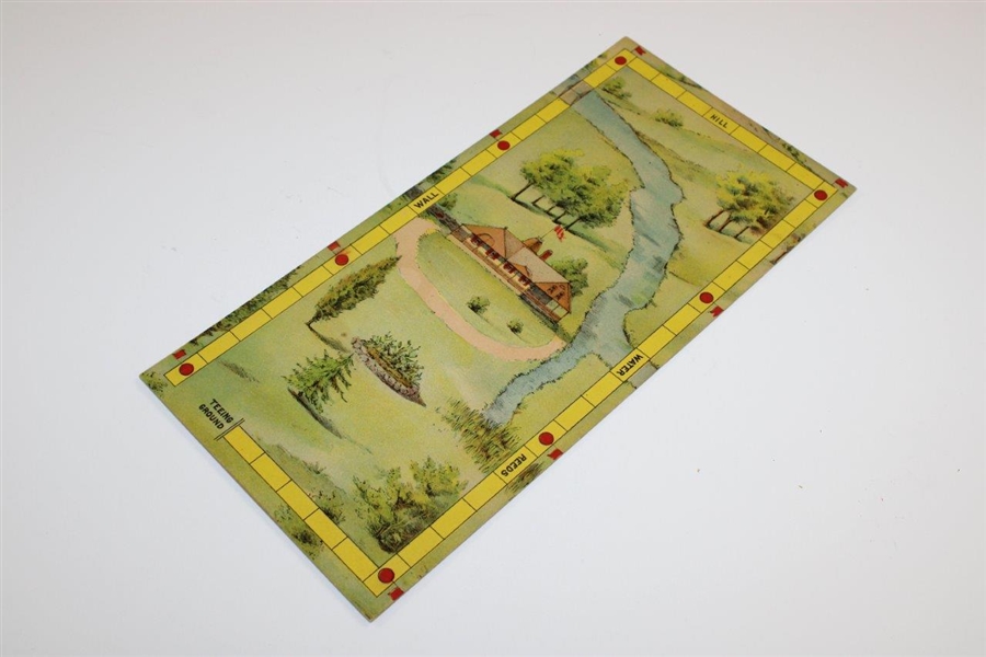 Circa 1910 'The Game of Golf' Golf Game by JH Singer with Great Graphics