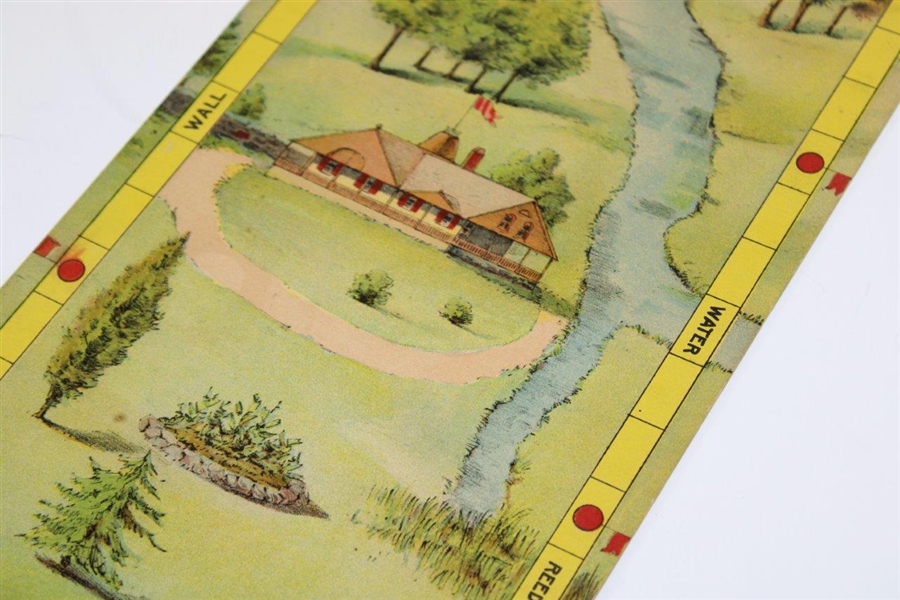 Circa 1910 'The Game of Golf' Golf Game by JH Singer with Great Graphics