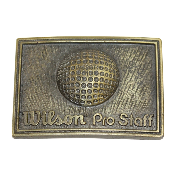 Vintage Wilson Pro-Staff 1 Golf Ball Themed Medal Belt Buckle