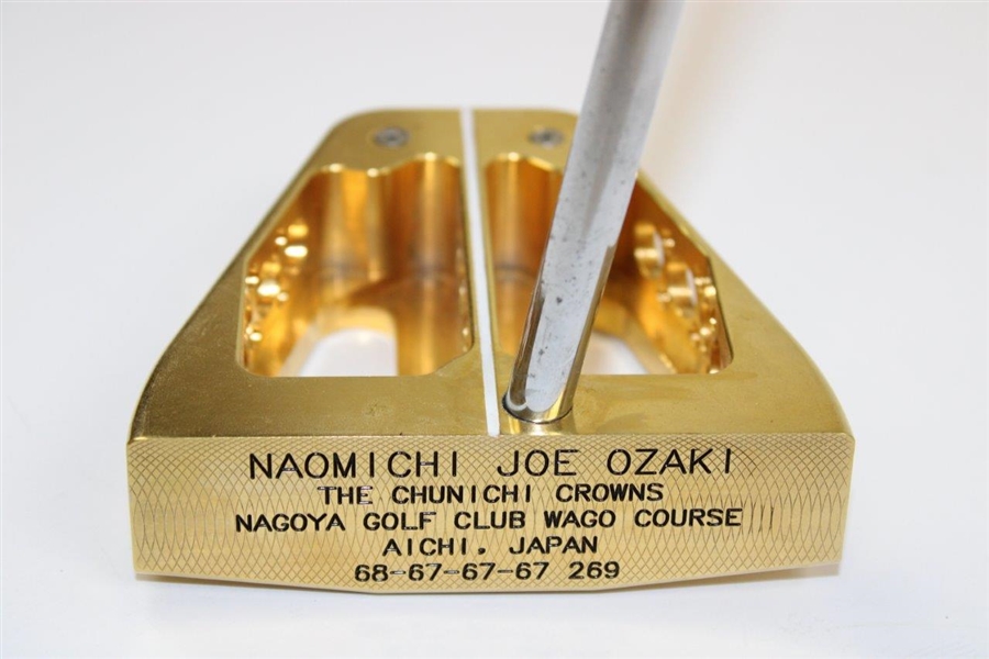 Naomichi Jo Ozaki The Chuncui Crowns Nahoya GC Gold Bobby Grace Putter