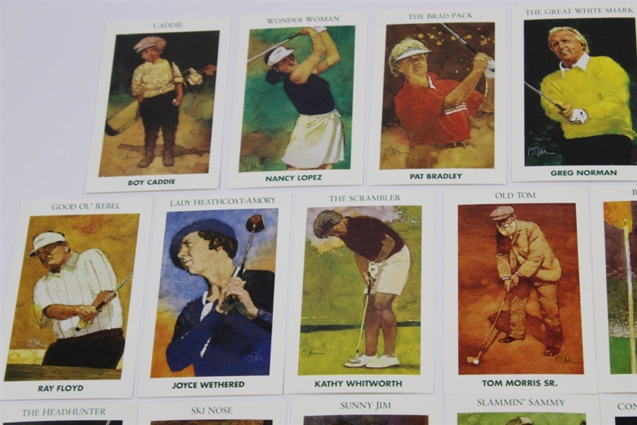 Full Set of 'Golf's Greatest' Ltd Ed Golf Cards in Original Box - #2151