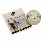 Johnny Bulla Signed Golf Ball with Golf Card JSA #VV01863