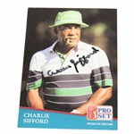 Charlie Sifford Signed Senior PGA Tour Pro-Set Golf Card JSA #VV01833