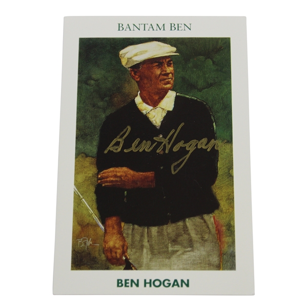 Ben Hogan Signed 'Golf's Greatest' Ltd Ed 'Bantam Ben' Golf Card JSA #VV01824