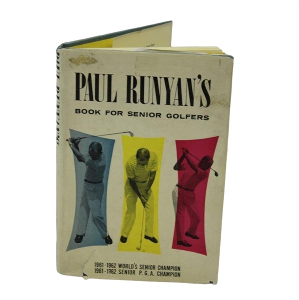 Paul Runyan Signed 1962 'Paul Runyan's Book for Senior Golfers' Book JSA ALOA