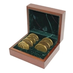 Arnold Palmer Major Championship Commemorative Bronze Medallions (7) in Box