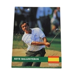 Seve Ballesteros 1992 Signed PGA European Tour Collectibles Golf Card JSA ALOA