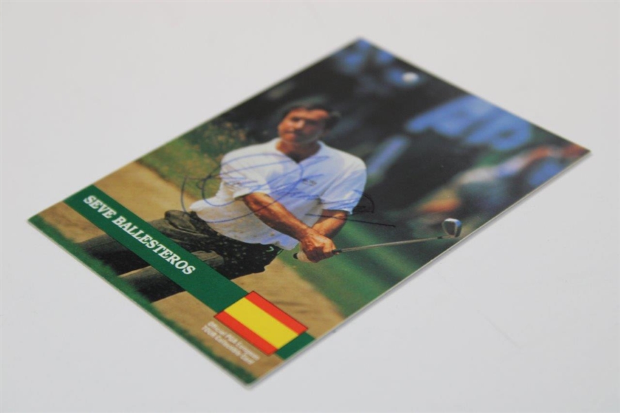 Seve Ballesteros 1992 Signed PGA European Tour Collectibles Golf Card JSA ALOA