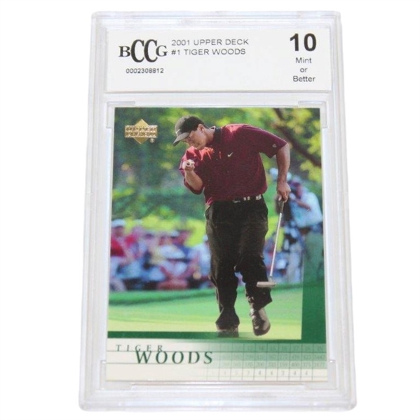 Tiger Woods 2001 Upper Deck #1 BCCG #0002308812 10 Mint or Better