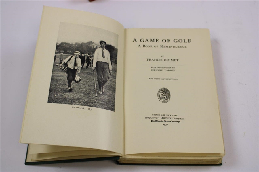 Francis Ouimet Signed Ltd Ed 292/500 'A Game of Golf' Book with Slipcase JSA ALOA