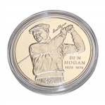 Ben Hogan H.O.F. 1974 One Troy Ounce .999 Fine Silver Medallion