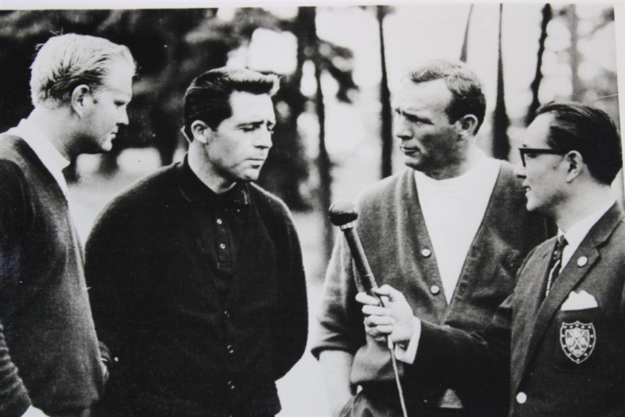 1967 Big Three Arnold Palmer, Jack Nicklaus & Gary Player UPI Press Photograph 