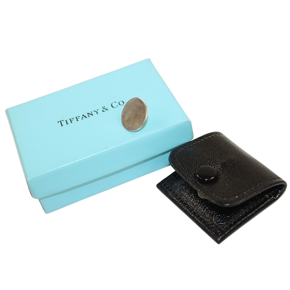 Tiffany & Co. Sterling Silver Ballmarker with Case In Box