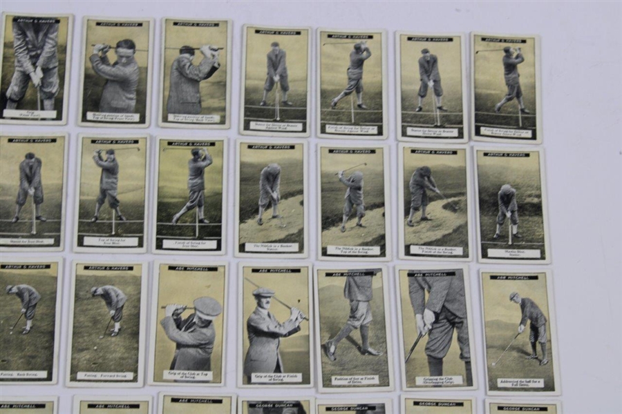 Full Set of Fifty (50) 1925 Imperial Tobacco 'How to Play Golf' Golf Cards