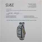 John Daly Signed Personal John Daly LoudMouth $100 Bills Themed Golf Bag JSA ALOA